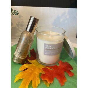 Bath & Body Works “White Pumpkin” NEW Single Wick Candle & Room Spray